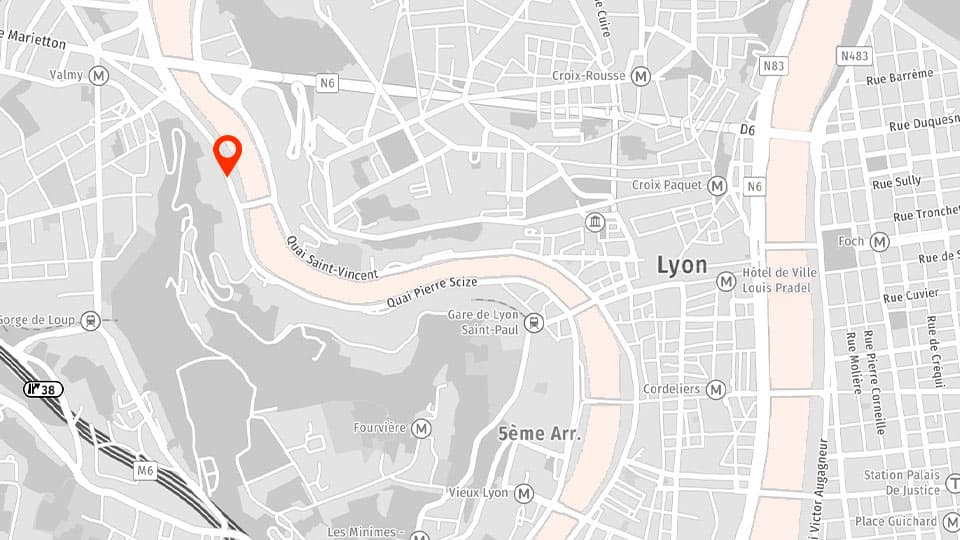 Localisation sur une carte de l'agence : Les Juliets